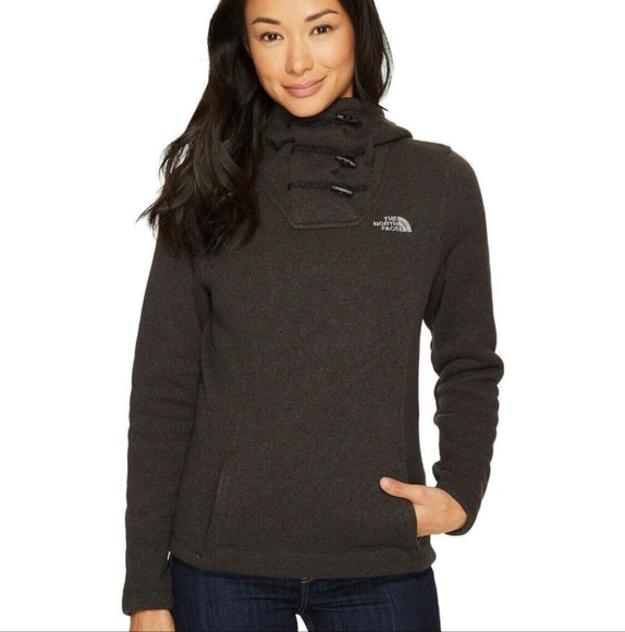 The North Face Tops - The North Face Gray Pullover Hoodie Toggle Buttons Womens Size Medium Gorpcore